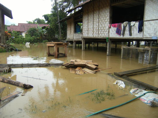 So sah es ein paar Tage dort aus, bevor ich angekommen bin.