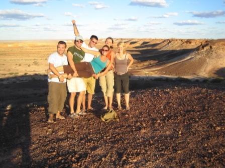 Lee (England) Jimmy und Adair (USA, Taxas) ich und Conni (Germany) und Anne (Holland)