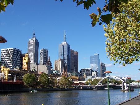 Melbourne und der Yarra River