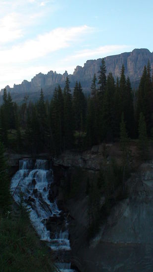 Wasserfall am dortiger Campground