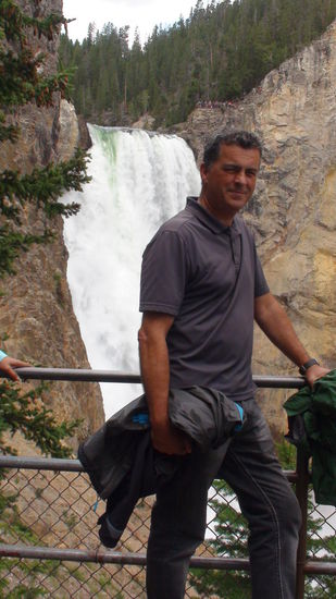 ...auf die Lower Falls