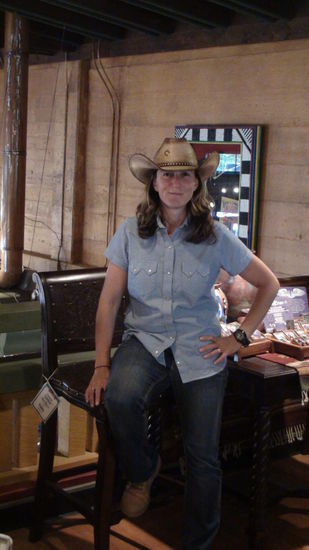 What a cowgirl