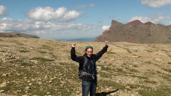 Geschafft! Siyeh Pass