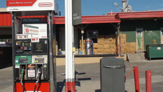 Tankstelle in Thompson Falls