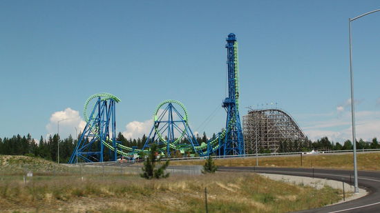 Funpark entlang der Route