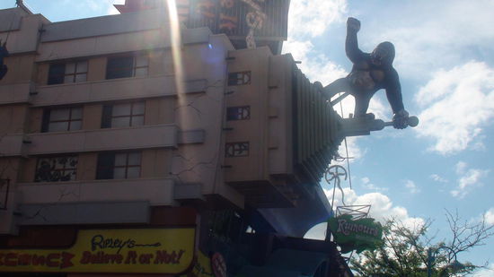 Downtown Niagara gleicht einem Rummelplatz.
Kaum waren wir angekommen, standen alle Kopf, selbst die Häuser.