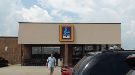 Kaum zu glauben aber wahr, ein ALDI inmitten der Idylle des kleinen Örtchens Elkhart/Indiana