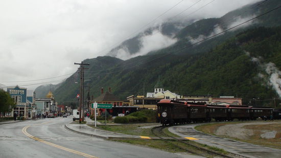 Sakagway, auch bekannt für seine White Pass &amp; Yukon Route Railroad