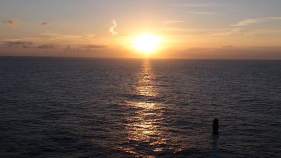 Letzter Sunset on board.