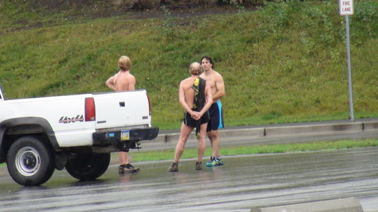 Trotz Regen und gefühlten 10°C