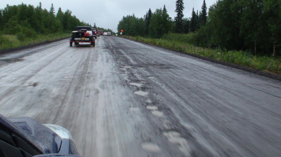 ...ein langer steiniger Weg mit viel Regen.