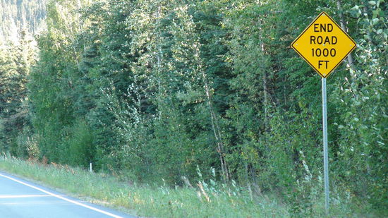 ...am Ende der Straße und nun?