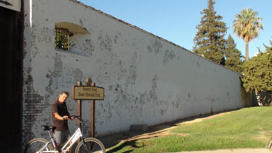 Fort Sutter, leider geschlossen.