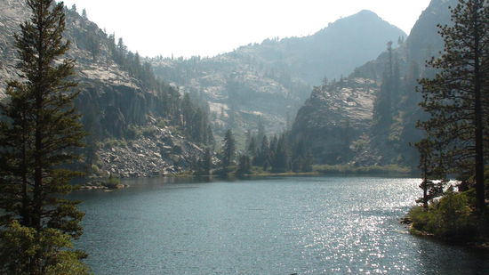 Am Ziel. Der Eagle Creek. Eigentlich wollten wir auch die Eagle Creek Falls bestaunen, aber es gab kein Wasser.