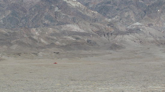 der rote Punkt ist ein Auto.