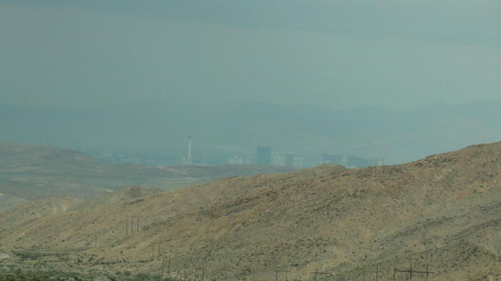 Erster unscharfer Blick auf den Strip