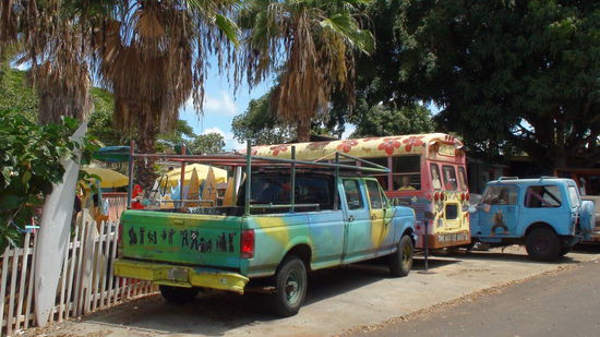 hier geht es bunt zu.