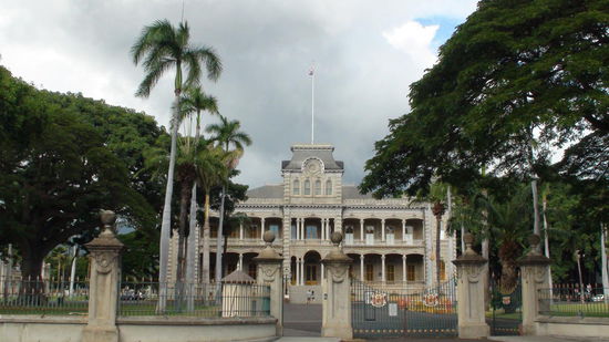 Iolani Palace, ehemalige königliche Residenz in Honolulu