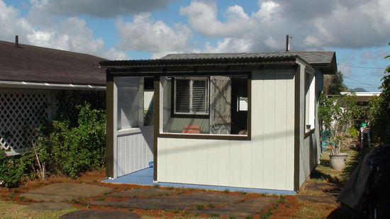 Unser cozy cottage, sehr klein aber fein.