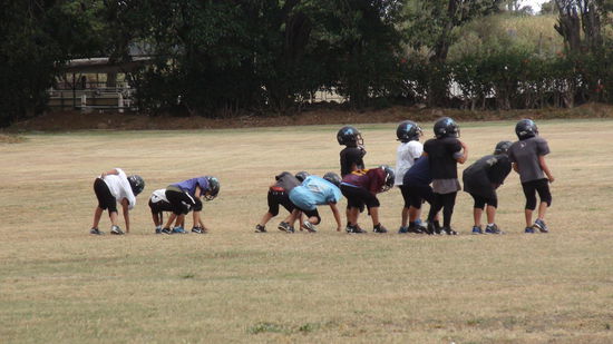 Football-Training der Kleinen in Naahlehu