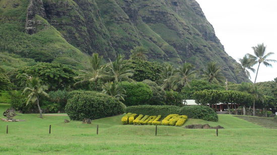 Die Kualoa Ranch wurde 1850 gegründet und befindet sich an der Nordostküste Oahus, wunderschön gelegen und gerade deshalb auch Drehort zahlreicher Kino- und Fernsehfilme, wie z.B. Magnum, Jurassic Park, LOST, Godzilla, Hawaii-Five-O, ...und dann kam Polly, 50 erste Dates, etc.