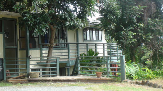 Zu unserer Unit gehts nach unten, aber der Blick auf den Ozean ist wunderschön...