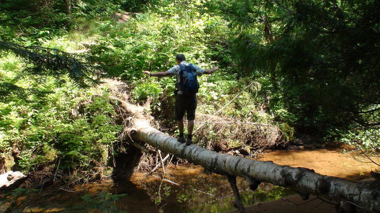 ...und wieder scheut Mathias keine Gefahr.