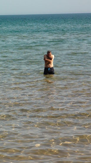 ... das Wasser ist eiskalt