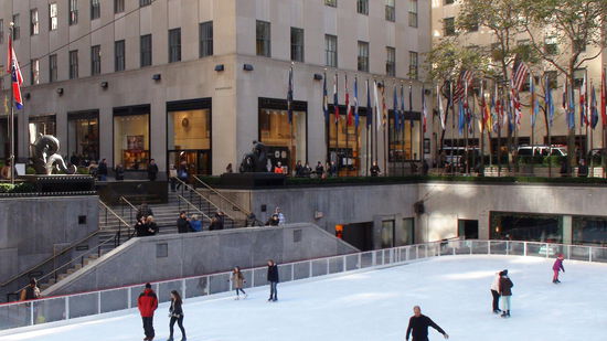 Die Eislaufbahn diente schon in so manchen Hollywoodfilmen als Schauplatz.