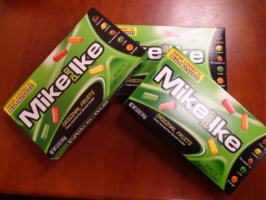 Mike & Ike waren Mathias stets ein lieber Freund. Mmmhh, lecker!