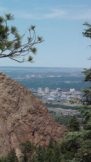 Blick auf Colorado Springs