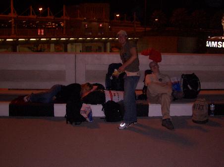 Unser Open Air Nachtlager am Airport in Dubai