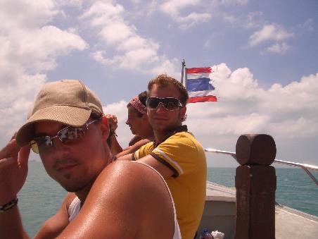 Die Bootsfahrt nach Koh Phangan