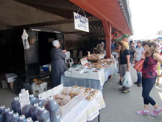 Für 2 $ gab es hier einen Hefezopf mit Zimt und Rosinen!