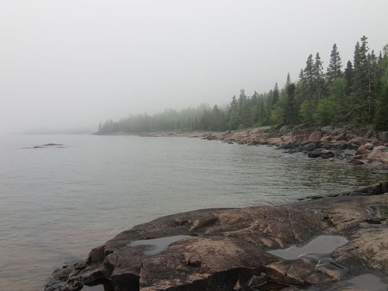 Strand vom Campingplatz am Rainbowfalls Provincial Park