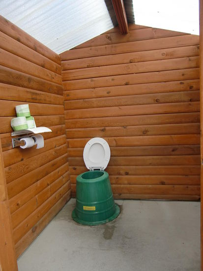 Und so sieht das von innen aus das Plumpsklo!