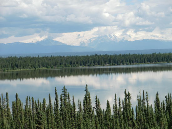 Wunderschöne Fahrt von Glennallen  nach Valdez