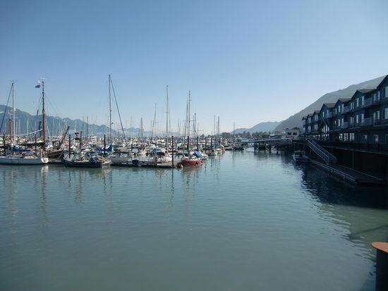 In Seward am Hafen