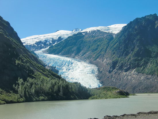 Der Bear-Gletscher an der Strasse nach Stewart