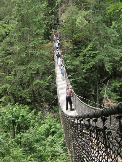Hängebrücke über den Lynn Canyon