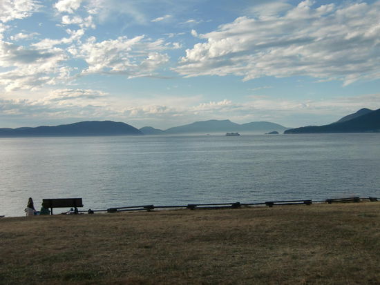 Der Blick vom Washington-Park in Anacortes/USA ist wirklich sehr schön und reicht bis Vancouver Island.