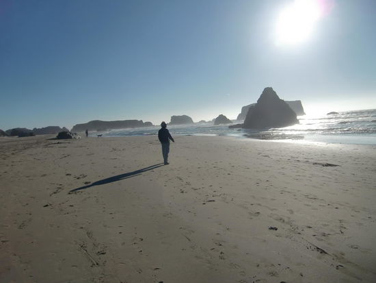 Am Strand in Brandon