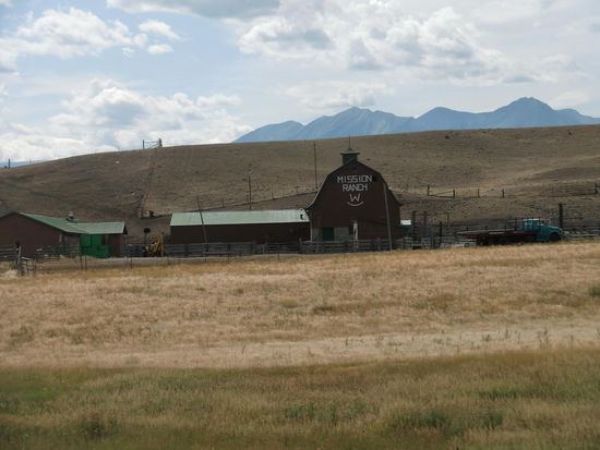 Viele gepflegte Farmen und Ranches sah man unterwegs
