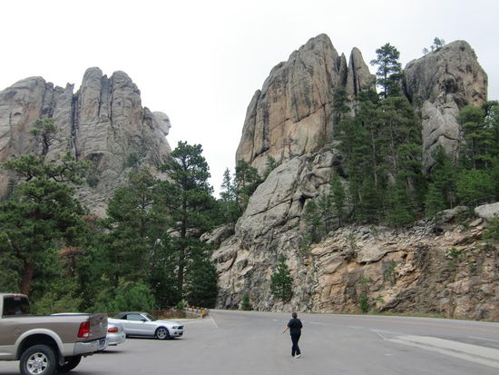 Washington sieht man oben links im Profil!