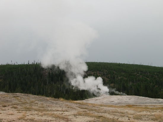Noch faucht der Old Faithful nur leicht!