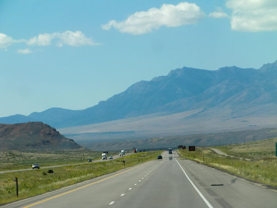 Autobahn Richtung Las Vegas