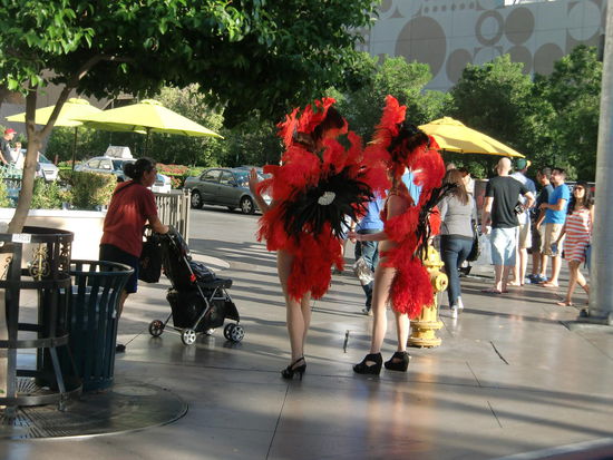 Für was die Mädels Reklame machten war nicht ersichtlich!
Männer machten dagegen eindeutig Reklame, das konnten wir sofort auf ihrem T-Shirt lesen: Girls in 20 Minuten!
