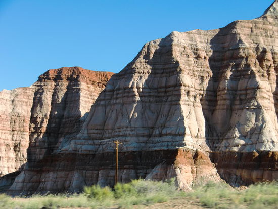 Am Parkplatz zum Wanderweg The Wave könnte man sich schon vorstellen wie die Wave aussehen könnte!