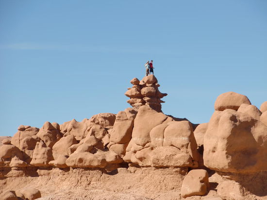 Das Gebiet war jedenfalls auch ein Spielplatz für Klein und hier - Groß!