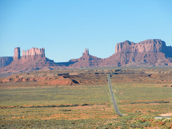 Freitag, 4.10.
Im Monument Valley: Hinfahrt!